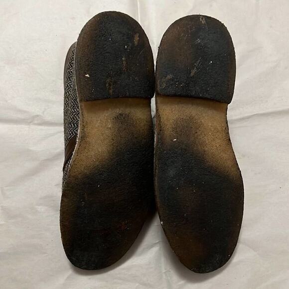 CLARKS ORIGINALS X HARRIS TWEED DESERT BOOTS SIZE 101/2 - Picture 5 of 7